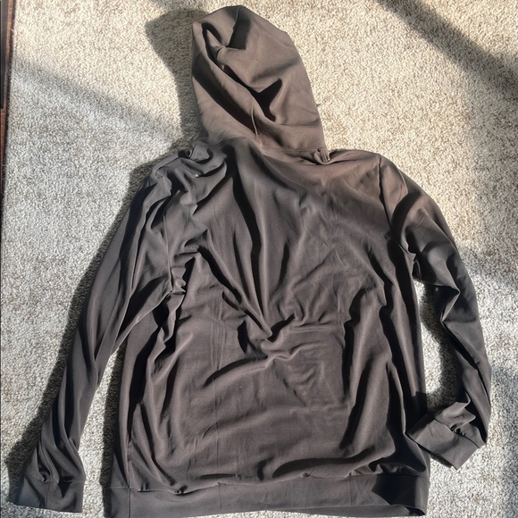 Cozy Earth Men's Bamboo Olive Hoodie Sweater - Picture 2 of 2